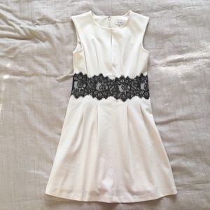 BCBG white mini dress